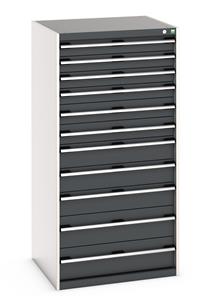 40028041.** Bott Cubio Drawer Cabinet comprising of Drawers: 4 x 100mm, 2 x 125mm, 3 x 150mm, 2 x 200mm...